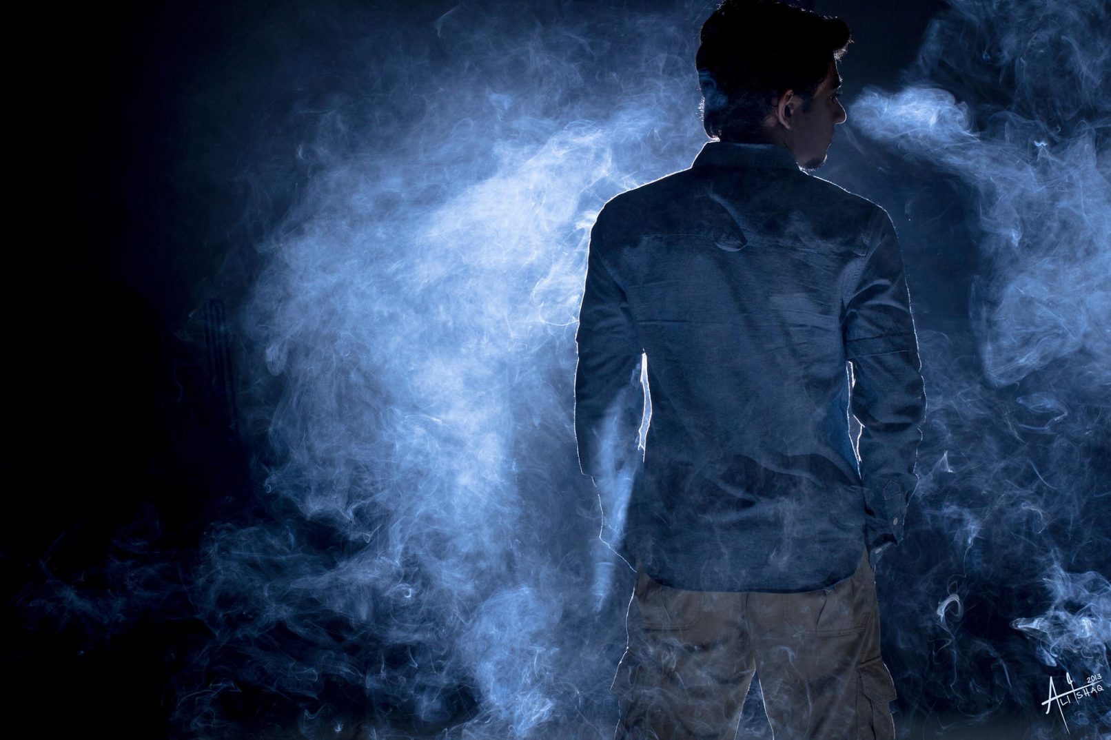 Smokey Self-Portrait